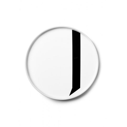 Design Letters J Tallerken, Hvit