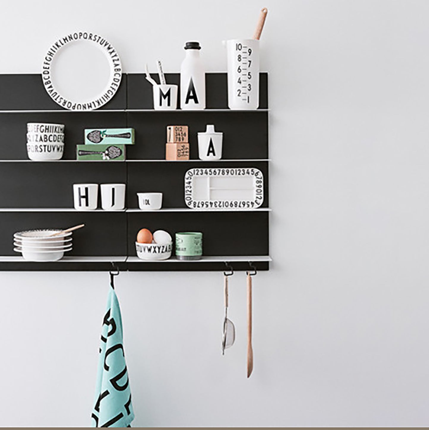 Design Letters Dyp Tallerken i Melamin, Hvit