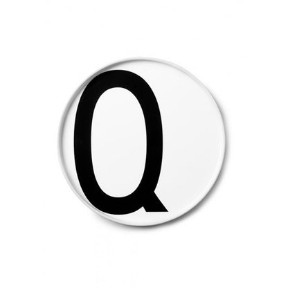 Design Letters Q Tallerken, Hvit