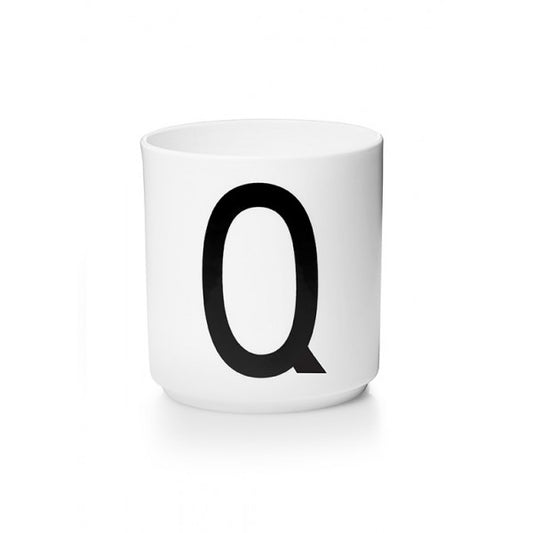 Design Letters Q Porselen Kopp, Hvit
