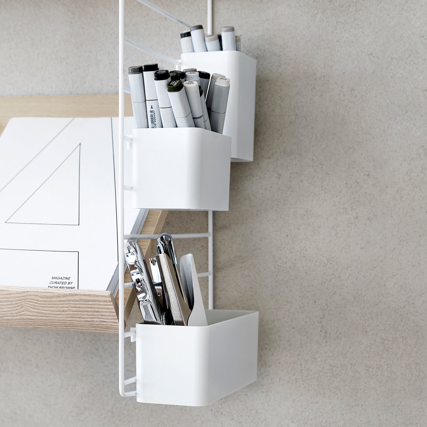 String+ Organizers 3-pakk, Hvit