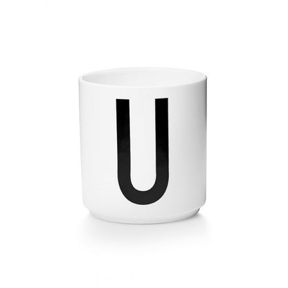 Design Letters U Porselen Kopp, Hvit
